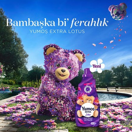 1440 ml Lotus Aromalı Extra Yumuşatıcı ile 60 Yıkama