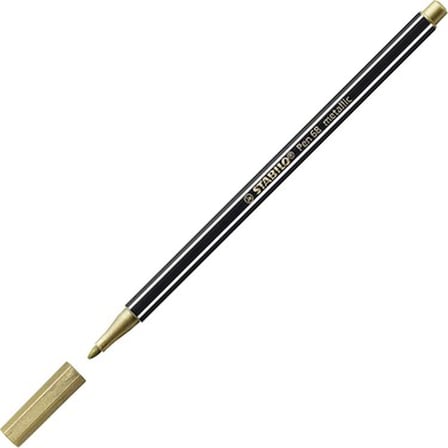 6'lı Metalik Renkli Keçeli Kalem Seti, 1,4 mm Uç
