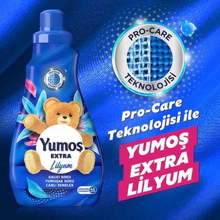 1008 ml Konsantre Yumuşatıcı Lilyum 60 Yıkama