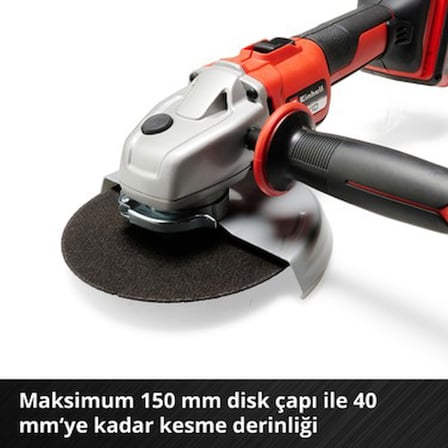 Akülü Avuç Taşlama, 700 W ve 150 mm Disk ile Güçlü İşlem