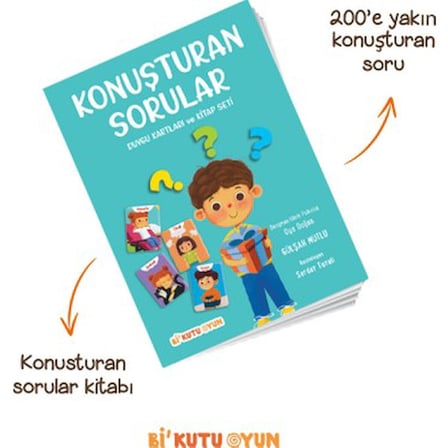 Oyun Kartları ve Kitap Seti - Duygu Konuşma Kartları