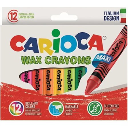 Yıkanabilir 12 Renk Wax Pastel Boya Seti