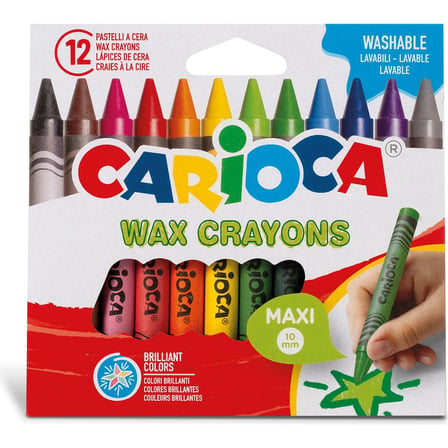 Yıkanabilir 12 Renk Wax Pastel Boya Seti
