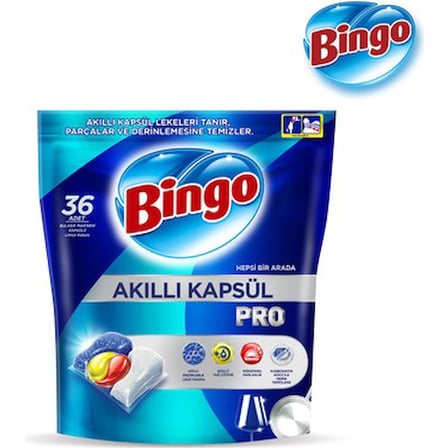 36 Adet Akıllı Kapsül Pro Bulaşık Deterjanı Tableti