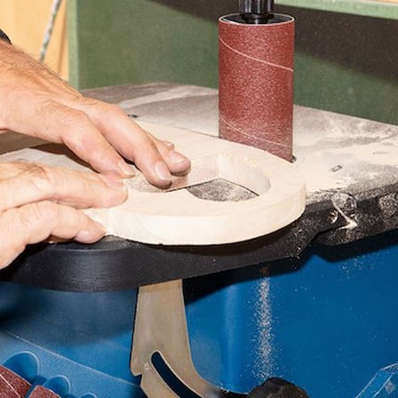 Salınımlı Bant Zımpara Makinesi 600 Kum 450W Güç ile Yüksek Performans