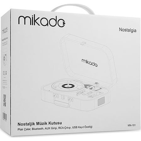 Mercan Rengi Pikap ile USB ve Bluetooth Destekli Müzik