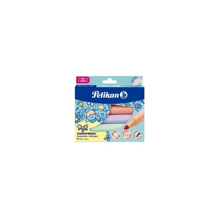 6'lı Pastel Jumbo Keçeli Kalem Seti