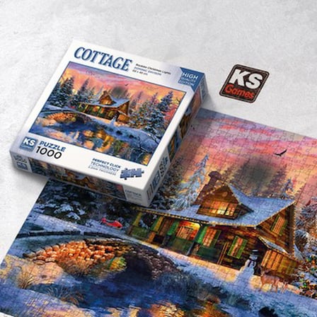 1000 Parça Noel Işıkları Temalı Bulmaca