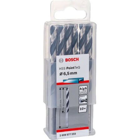 6,5 mm hss metal matkap ucu, yüksek dayanıklılık