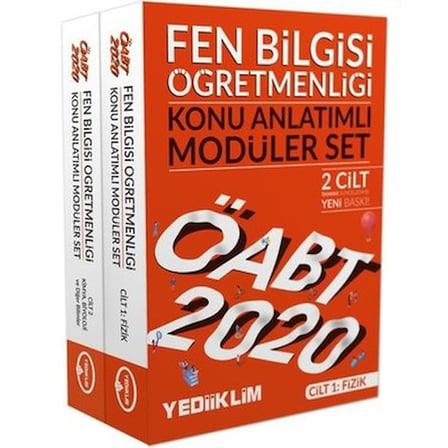 2020 KPSS ÖABT Fen Bilgisi Öğretmenliği Konu Anlatımlı Set
