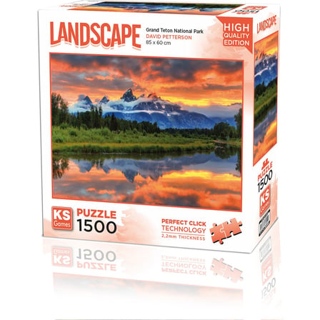 1500 Parça Grand Teton Ulusal Parkı Temalı Bulmaca