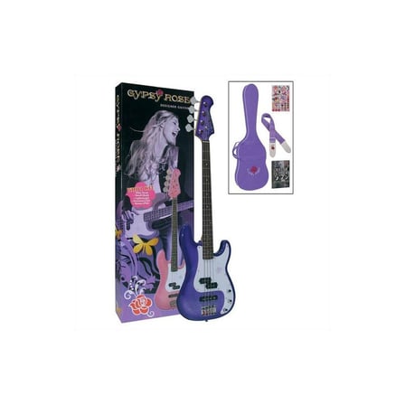 Bas Gitar Seti ile Kılıf, Askı ve Eğitici Dvd