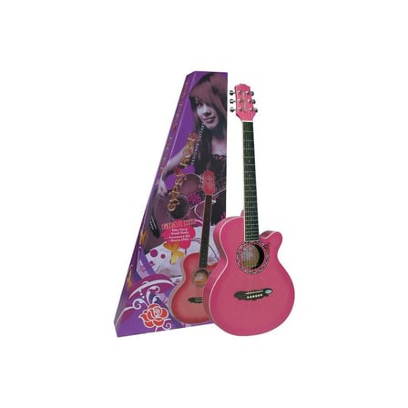 Akustik Gitar Seti: Kılıf, Askı ve DVD ile Birlikte 7/8 Boy