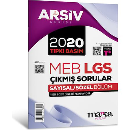 LGS Arşiv Serisi: Tıpkı Basım Sorular ve Video İçerikler