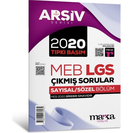 LGS Arşiv Serisi: Tıpkı Basım Sorular ve Video İçerikler