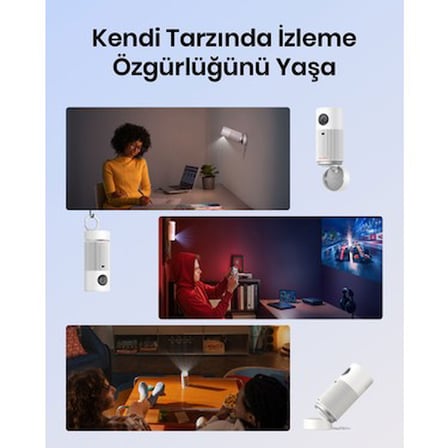 Anker Nebula Capsule Air Dünyanın En Küçük Google Tv Projeksiyon Cihazı - Beyaz -