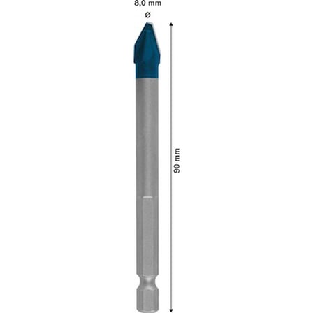 8 x 90 mm Hardceramic Delme Ucu, Yüksek Performanslı Tasarım