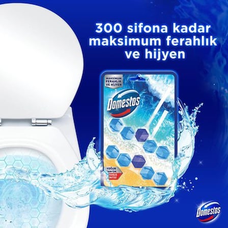 Okyanus Esintili Yoğun Parfümlü WC Bloğu ile Güçlü Ferahlama