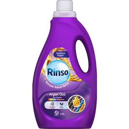 2.5 L Argan Özü ile Renkliler ve Siyahlar İçin Deterjan