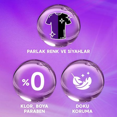 2.5 L Argan Özü ile Renkliler ve Siyahlar İçin Deterjan