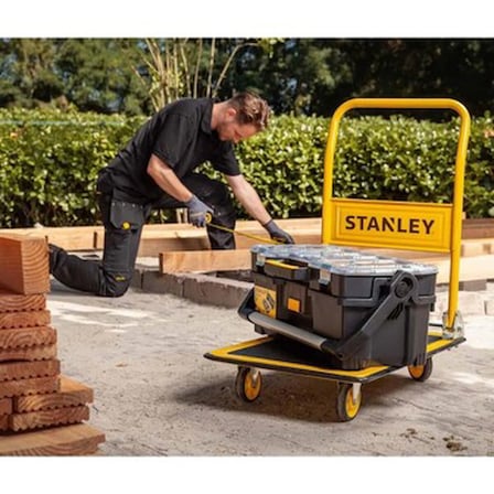 Stanley Profesyonel Paket Taşıma Arabası - 150 Kg Kapasite ve Dayanıklı Çelik