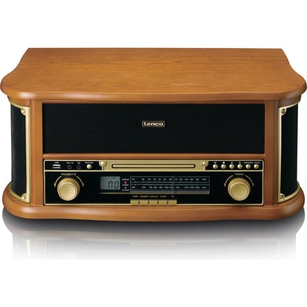 Ahşap Retro Tasarımlı Bluetoothlu Pikap ile Şık Müzik Deneyimi