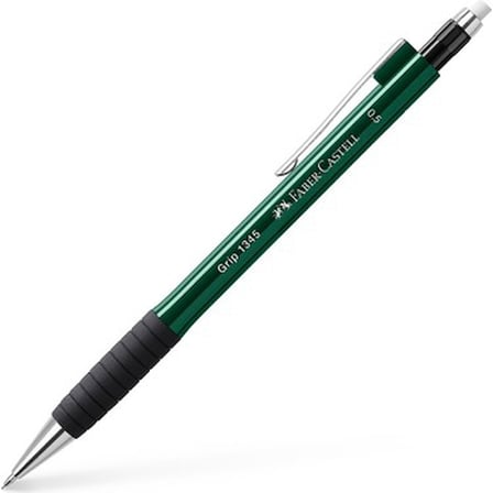 Ergonomik Tutuşlu Versatil Kalem 0.5 mm Koyu Yeşil, Yaylı Uçlu