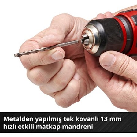 Akülü Vidalama ile 2 Vitesli 18 V Güç ve 2.5 Ah Akü