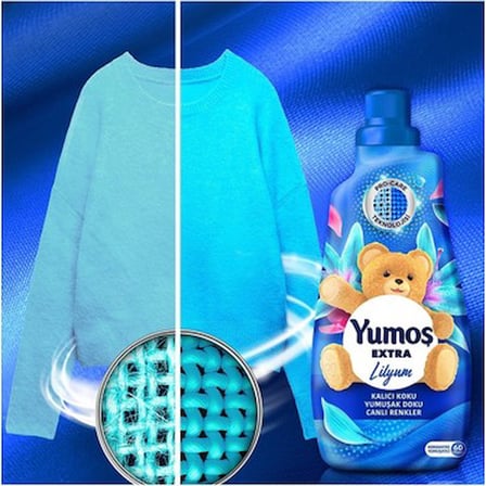 1440 ml Yumuşatıcı ile Extra Lilyum Aroması 60 Yıkama