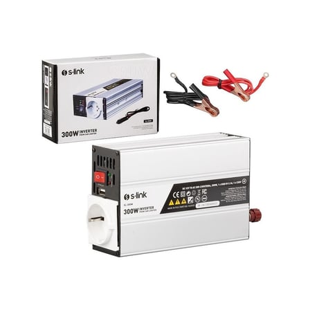 S-Link SL-300W 300W DC12V-AC230V Çakmaktan Güç Kaynağı - Pratik Çözüm