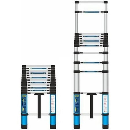 Teleskopik Merdiven 11 Basamak 320 kg Kapasiteli