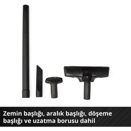 Akülü El Süpürgesi, 18V 540ml Kapasiteli, Yüksek Emiş