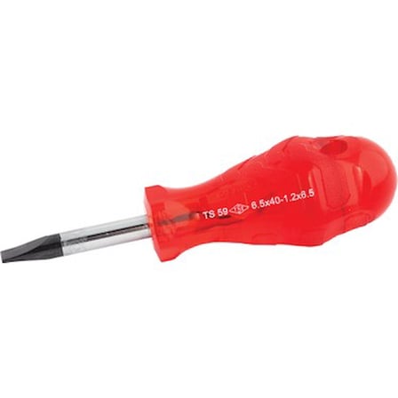 5.5 x 25 mm düz uçlu topaç tornavida, dayanıklı yapı ile