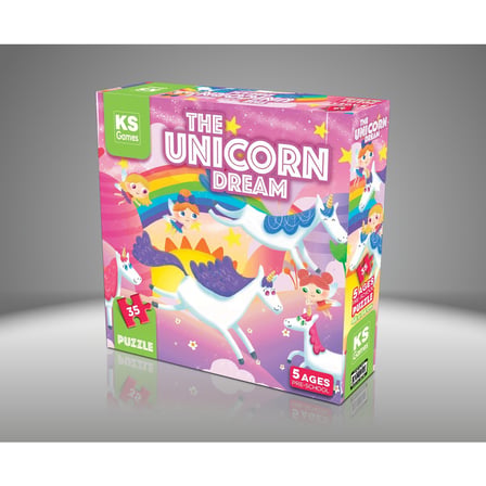 35 Parça Unicorn Temalı İlk Yapboz Seti