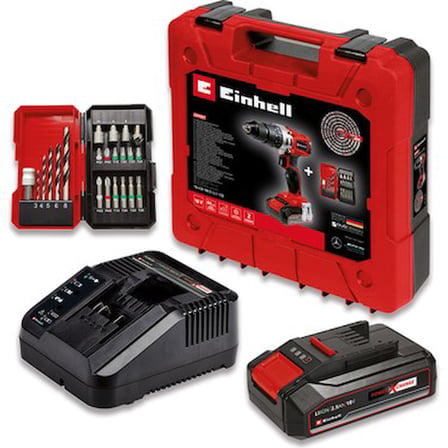 Einhell Darbeli Akülü Vidalama TE-CD 18/2 Li-i +22 (1x2.5 Ah) Power X-Change (Li-Ion, 18 V, 44 Nm,