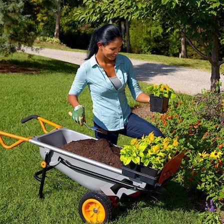 Worx Profesyonel Çok Amaçlı El Arabası - 100LT./136KG. Kapasite