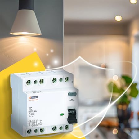 Kaçak Akım Koruma Anahtarı 6 kA ile Güvenli Elektrik İletimi