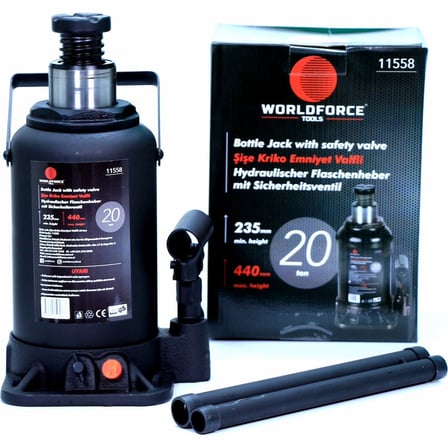 Worldforce 20 Ton Hidrolik Şişe Kriko
