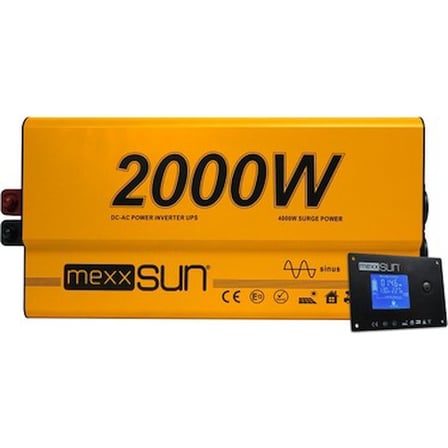 2000W 12V Tam Sinüs İnverter, Ekranlı Şarjlı UPS Cihazı