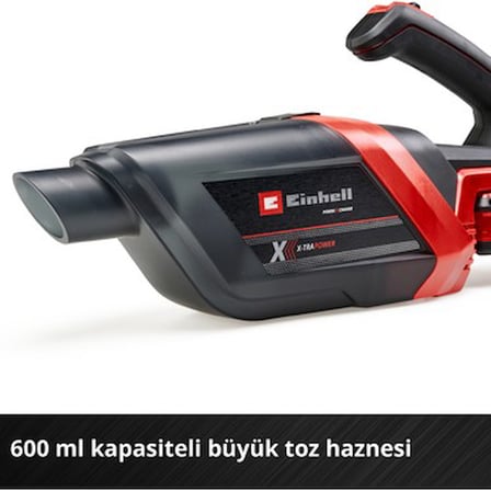 Akülü El Süpürgesi, 18V Yüksek Emiş Gücü ile Etkili