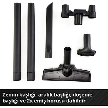 Akülü El Süpürgesi, 18V Yüksek Emiş Gücü ile Etkili