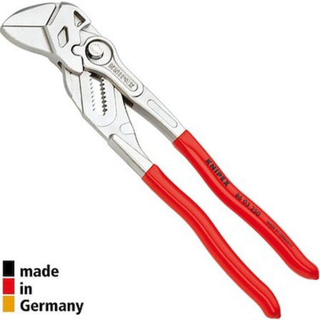 250 mm Düz Çene Ayarlı Krom Kaplama Pense