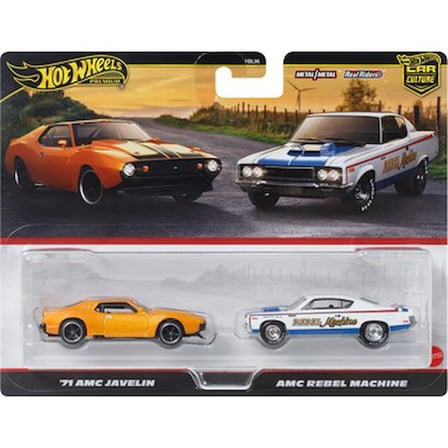 '71 AMC Javelin ve AMC Rebel 2'li Araba Seti