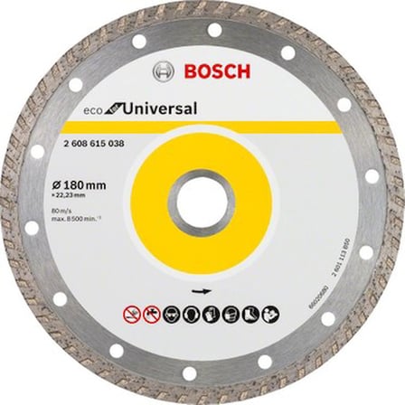 180 mm Ekonomik Seri Elmas Kesme Diski, Çok Amaçlı