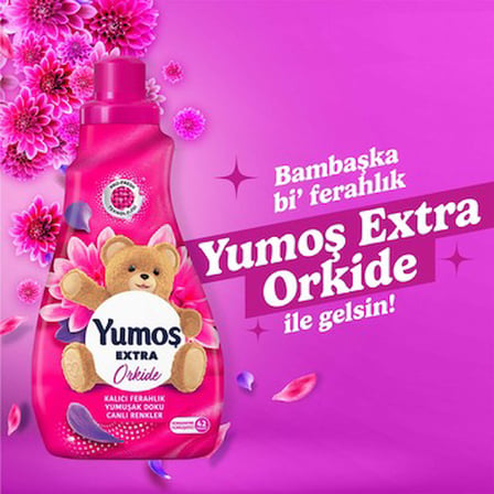 Konsantre Çamaşır Yumuşatıcı Orkide 1008 ml Mükemmel Yumuşaklık