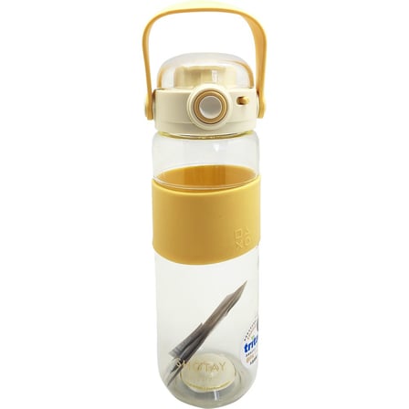 Sarı Renkli 780 ml Tritan Matara, Hafif ve Dayanıklı
