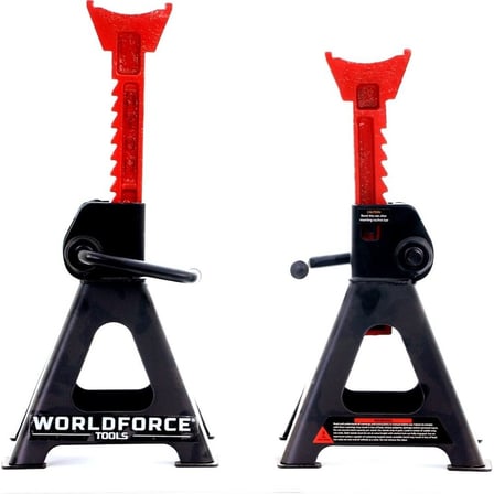 Worldforce 3 Ton Kapasiteli Kriko Standı - Araç Sehpası 2'li Set