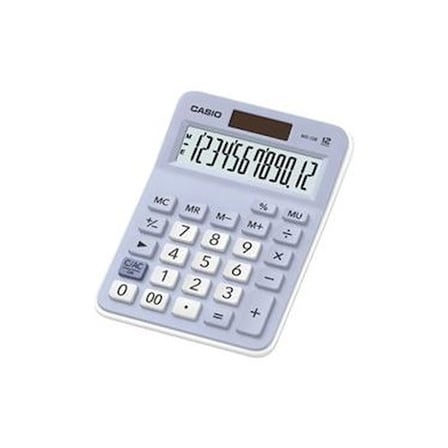 Masa Üstü Hesap Makinesi 12 Haneli Açık Mavi Renk