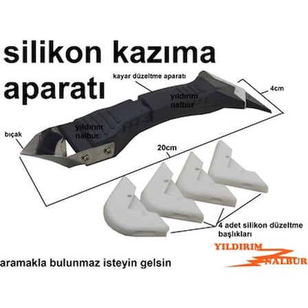 Silikon Kazıma Aparatı - Silikon Çekme Aparatı ile Pratik Kullanım