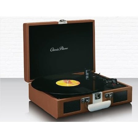 Şarjlı Bluetoothlu Pikap ile Retro Tasarımlı Müzik Keyfi